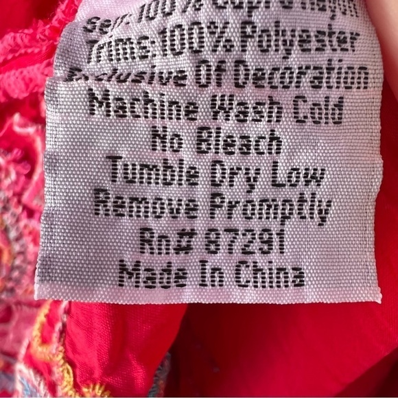 JOHNNY WAS PEASANT EMBROIDERED FLOWY DRESS SIZE SMALL - Picture 5 of 7